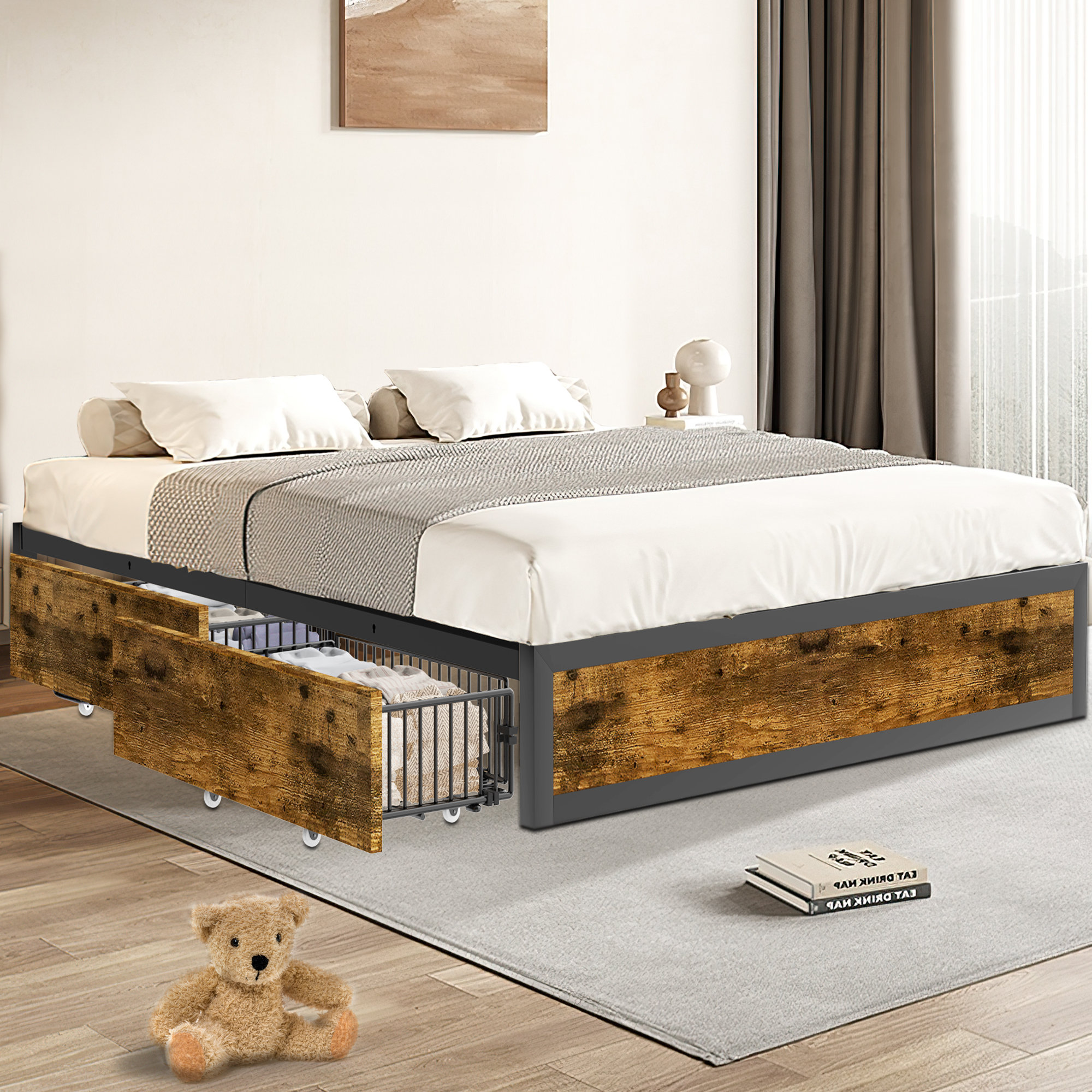 Brycenn 11.8'' Bed Frame