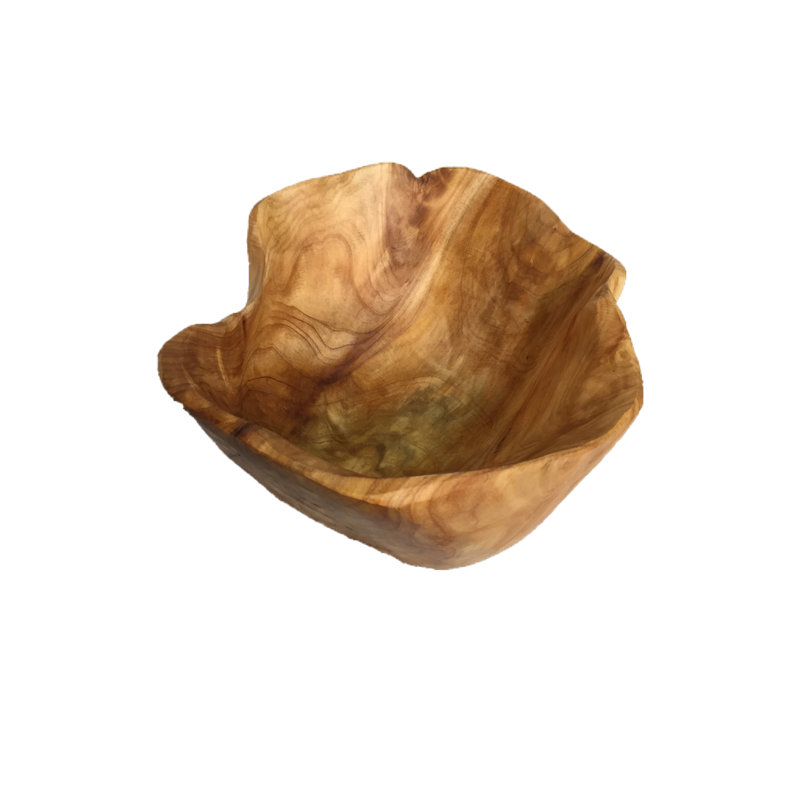 Seppe Wood Decorative Bowl 1, 4" H x 9" W x 9" D