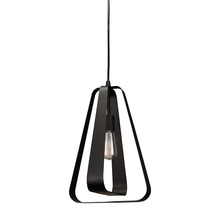 Luminaire suspendu géométrique 1 lumière Wesla, Or doux