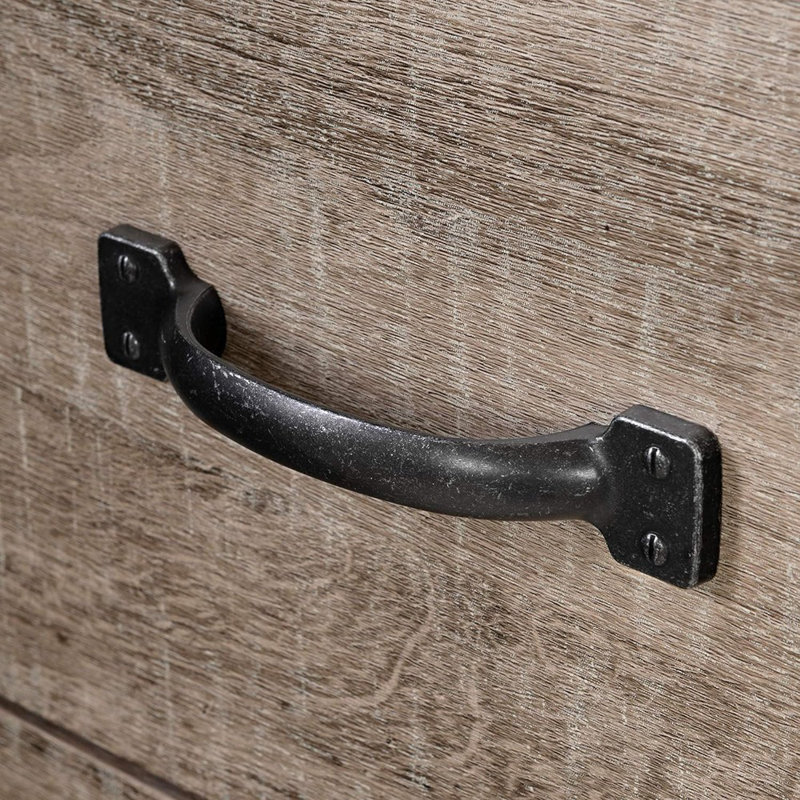Tassio 1 Drawer Nightstand, Weathered Oak