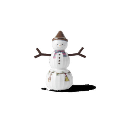 Hammershoi Christmas Snowboy H 3.5" White W. Deco