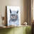Kitty With Shades -Gallery Wrapped Cavas-401955633