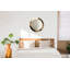 Huldar Glass Flat Wall Mirror