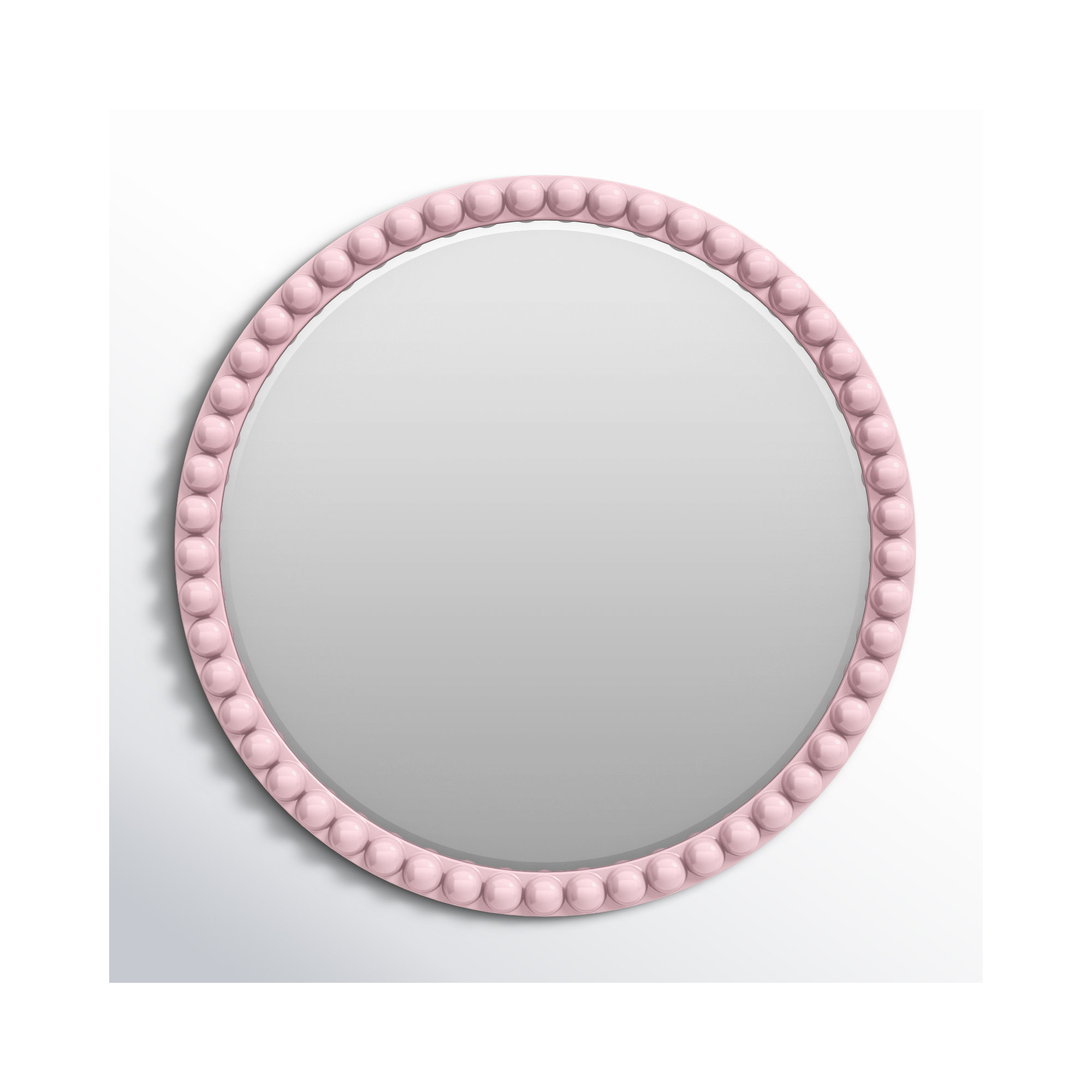 Darlene Round Mirror, Lilac