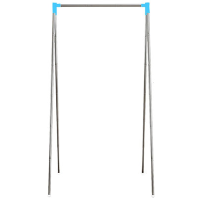 Stainless Steel Retractable Foldable Hanging Stand Travel Clothes Rack Drying Stand For Camping Indoor Outdoor