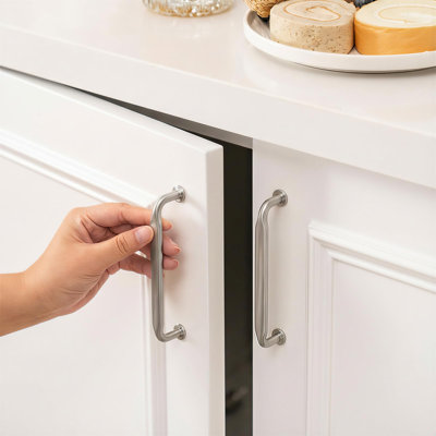 5 Pack 5 Inch Champagne Bronze Cabinet Pulls Kitchen Cabinet Handles Solid Zinc Alloy Pulls for Cupboard, Bathroom, Drawer Dresser