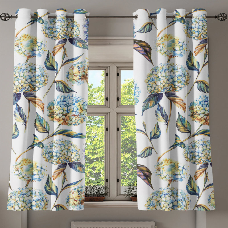 Dymphy Semi Sheer Curtain Pair