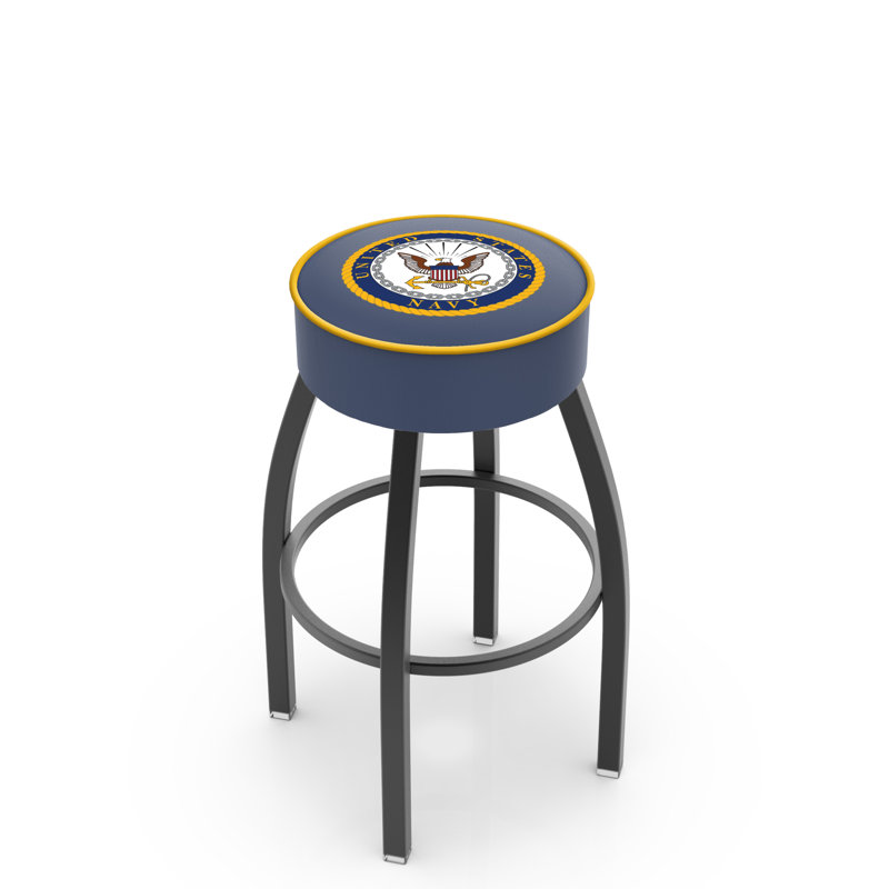 US Military Bar & Counter Stool, United States Navy, Counter Stool (25" Seat Height)