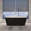 Baignoire de trempage autoportante en acrylique 59 po. X 29,53 po.