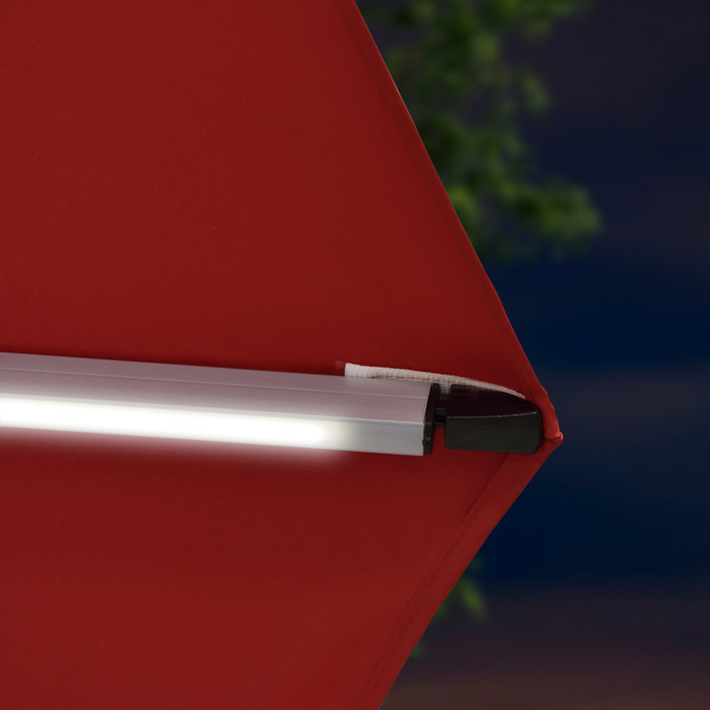 Parasol lumineux en porte-à-faux 12 po, Terra
