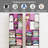 2 Pack Hanging Closet Organizer with Dividers, 24 Compartments Hanging Shoe Shelves for Closet, Wardrobe, RV and Garment Rack-1114813863