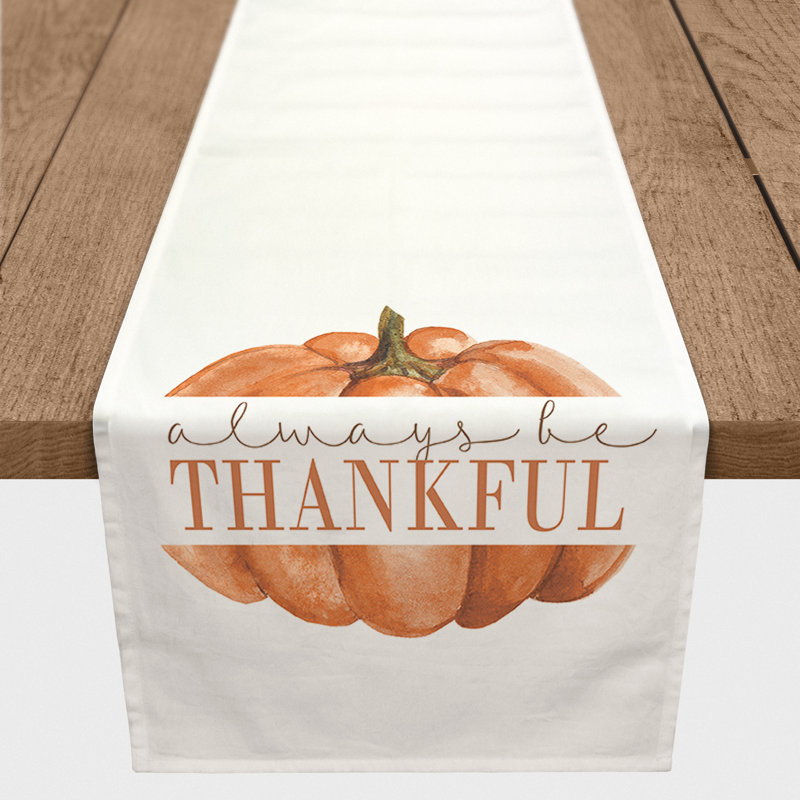 Sullins Always Be Thankful Table Runner, 90" x 16"