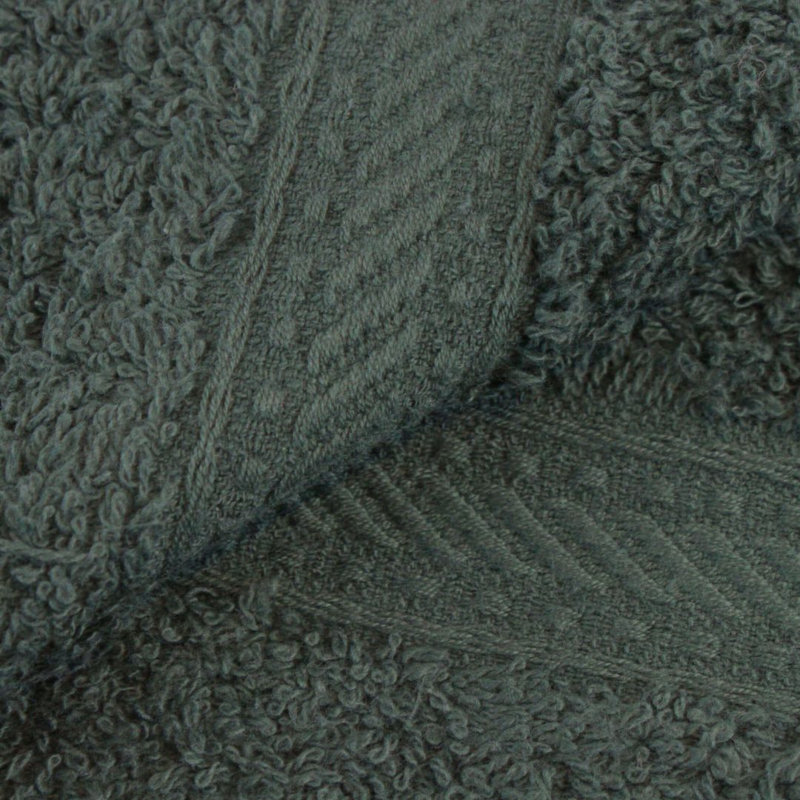 100% Cotton Hand Towel, Dark Green