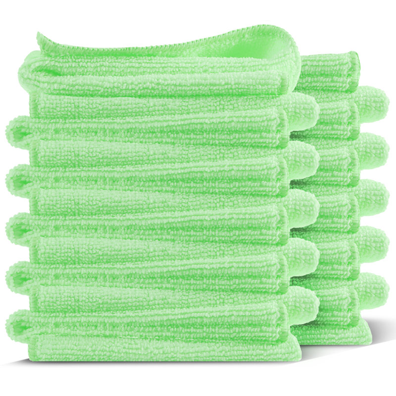 Microfiber Cleaning Cloths, Green