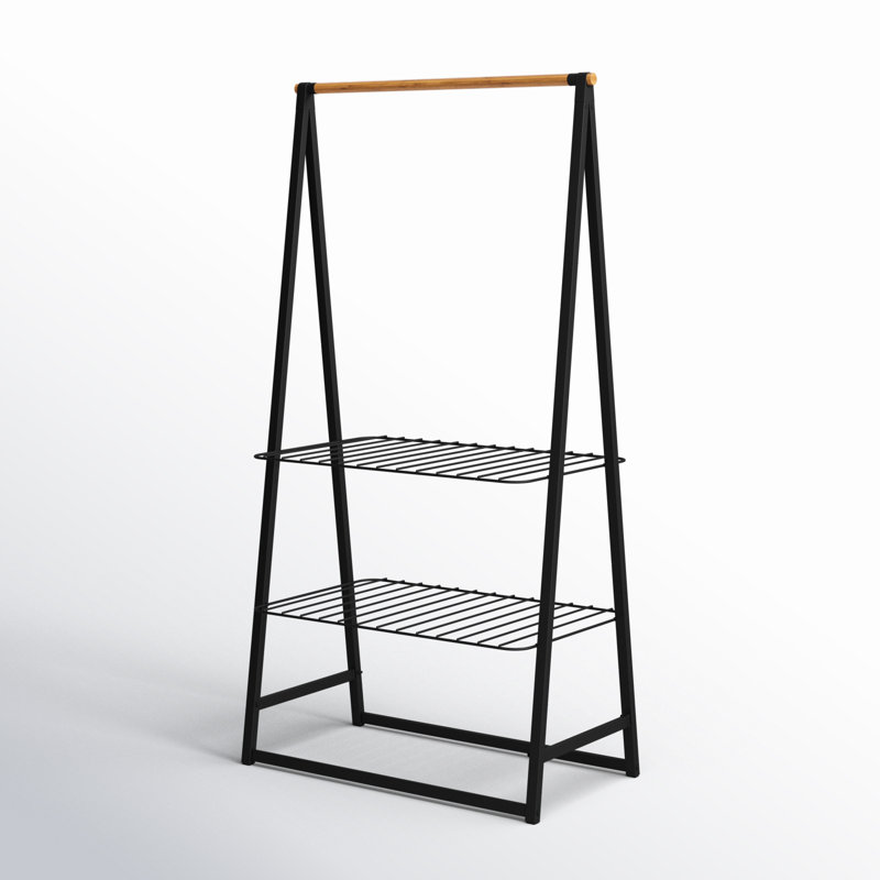 Grand portemanteau pour vêtements Brabantia Linn, Noir