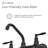 Loire Wall-Mounted Faucet In Matte Black