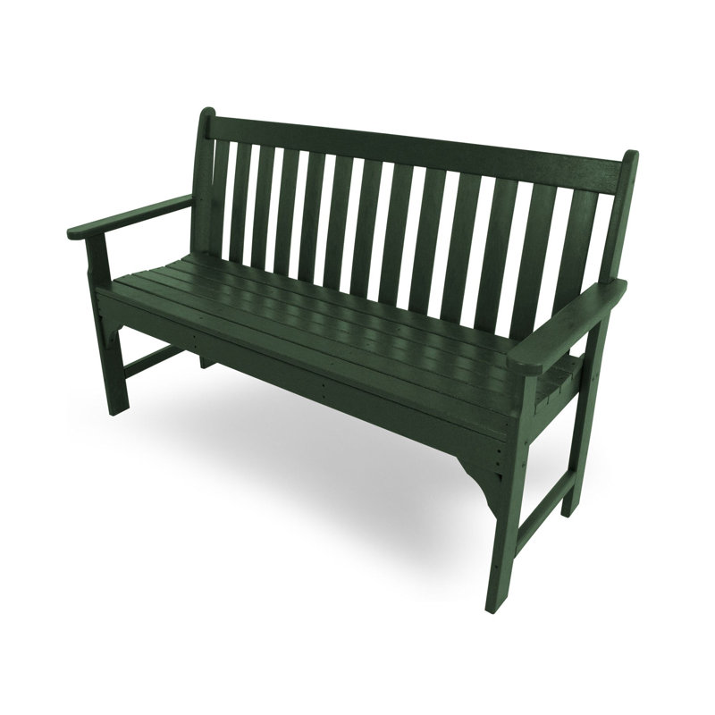 Banc de patio POLYWOOD Vineyard, H 35,25 po x l 48 po x P 24 po, Vert