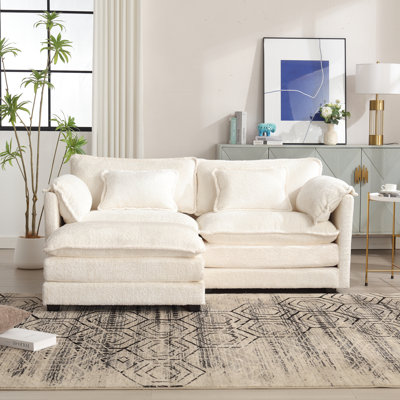 Aidon 2 Seater Chenille Sofa