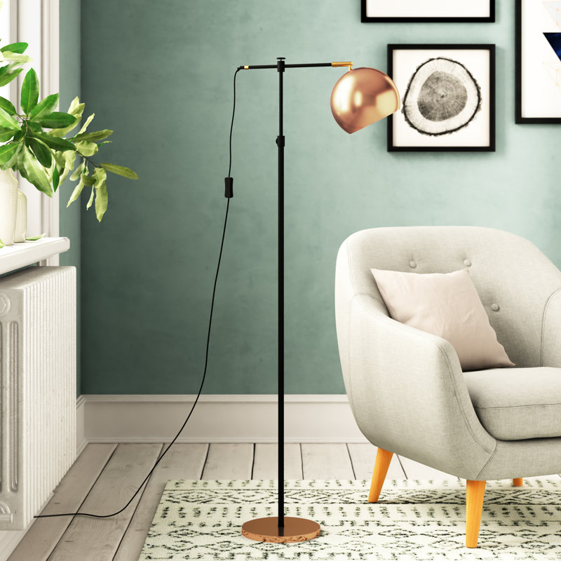 Carl 135cm Arched Floor Lamp