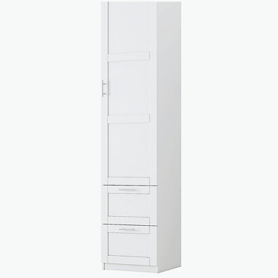 Armoire autoportante avec 1 porte et 2 tiroirs Kitchen Pantry