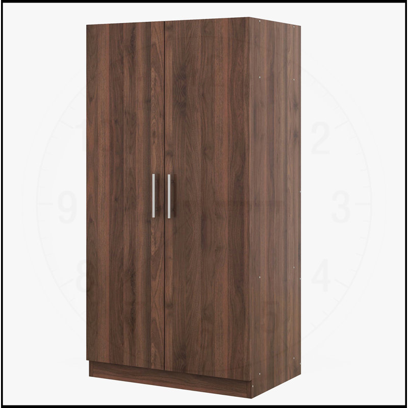 Armoire polyvalente en bois à 2 portes avec tablettes pour un rangement optimal