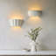 Ceramic Flush Mounted Sconce