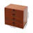 4-Tier Desktop Vintage Storage Cabinet Antique Wooden Storage Box With 4 Drawers