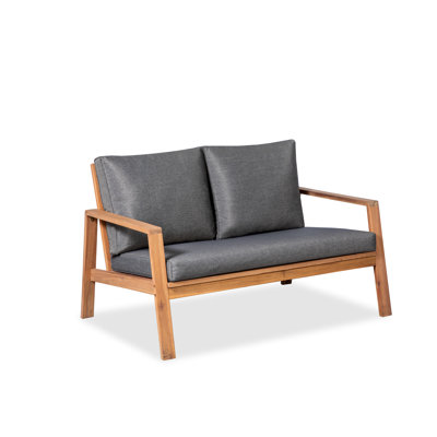 Davies 50" Acacia Patio Loveseat