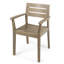 2 chaises de salle à manger, bois, gris Idéal pour la cour, le bord de la piscine ou le jardin. Fabrication, siège à lattes, dossier et siège de soutien de 350 lb, charge-1765425898