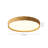 Nordic Round Dimmable Wood Grain Led Flush Mount-330289423