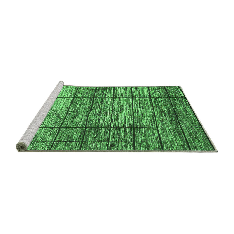 Washable Plaid Indoor Rug, Square 6'