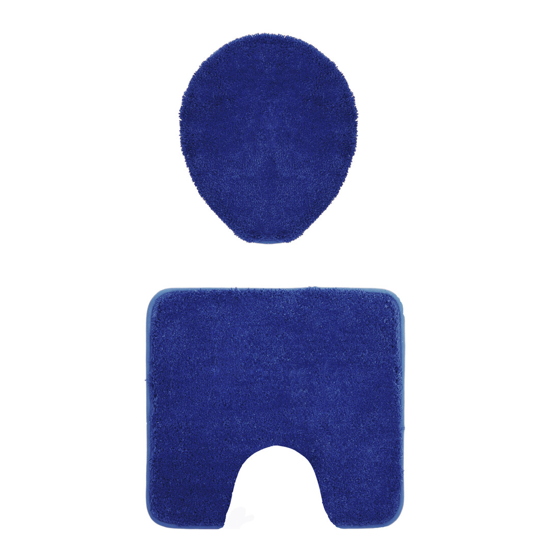 Wayfair Basics Badematten-Set Farbe: Royalblau