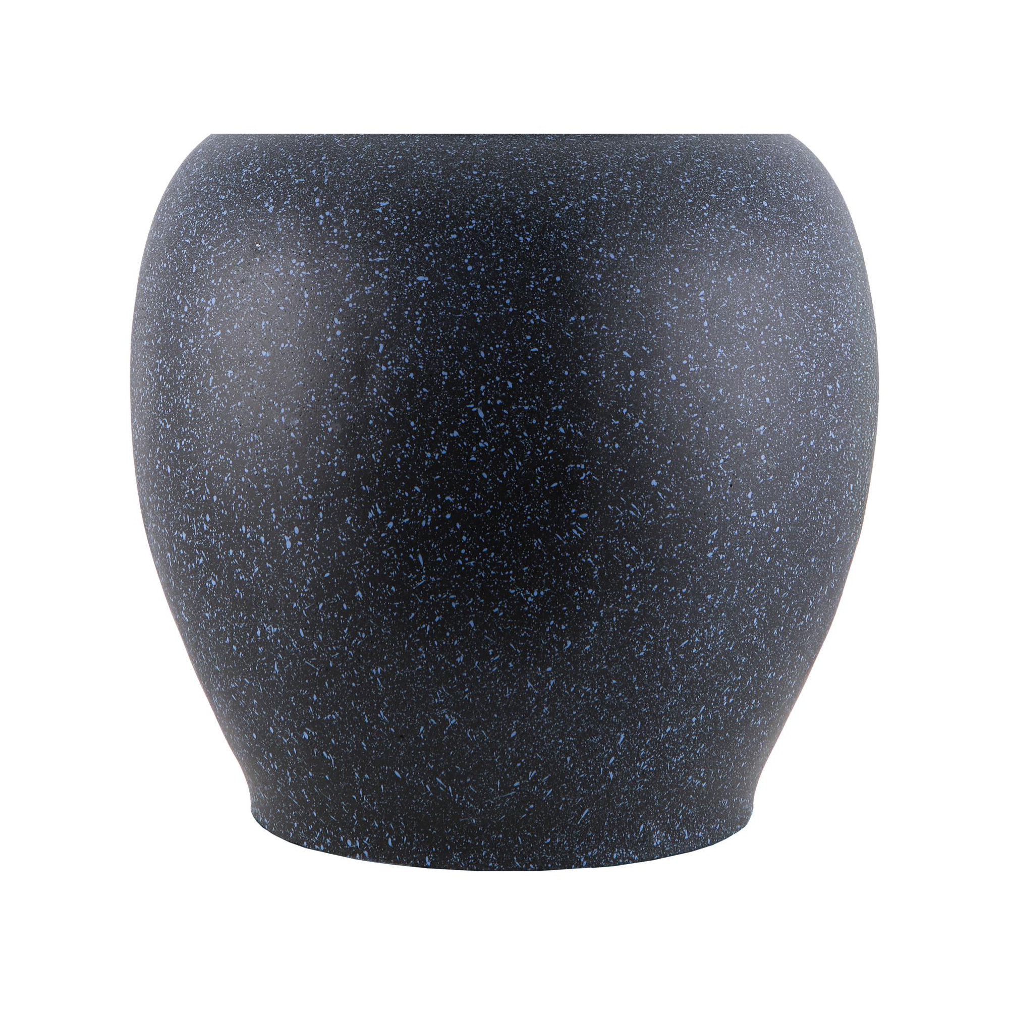 Concrete Table Lamp, Blue, White