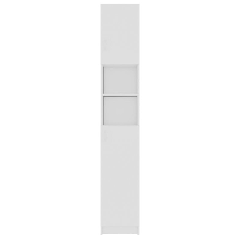 Campbellton vidaXL Bathroom Cabinet 32x25.5x190 cm Engineered Wood, White