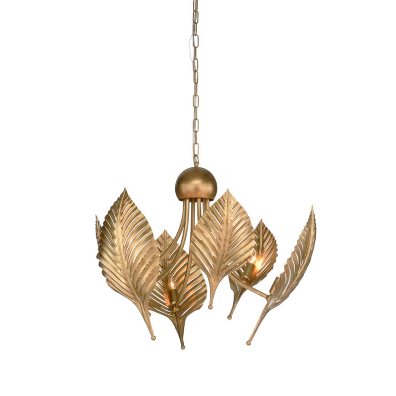 Foglia Di 6 - Light Chandelier