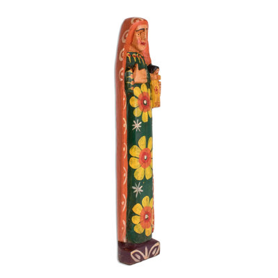 Amour pour Marie et statuette en bois