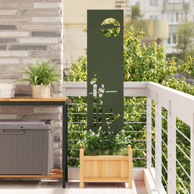 vidaXL Garden Privacy Screen Partition Outdoor Decor Modern Decorative Barrier
