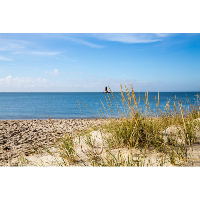 Lighthouse by Ymn - Wrapped Canvas Print, 30cm H x 46cm W x 3.8cm D