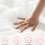 Grand matelas de 12 pouces avec housse respirante tricotée rose, ressorts ensachés individuels, soulagement pour les soirées de douleur avec ressorts et mousse à mémoire de forme, Cool 100, respirant, doux sommeil pendant toute la nuit-975271112-975271110