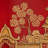 Red Hand-Painted Accent and Buffet Cabinet