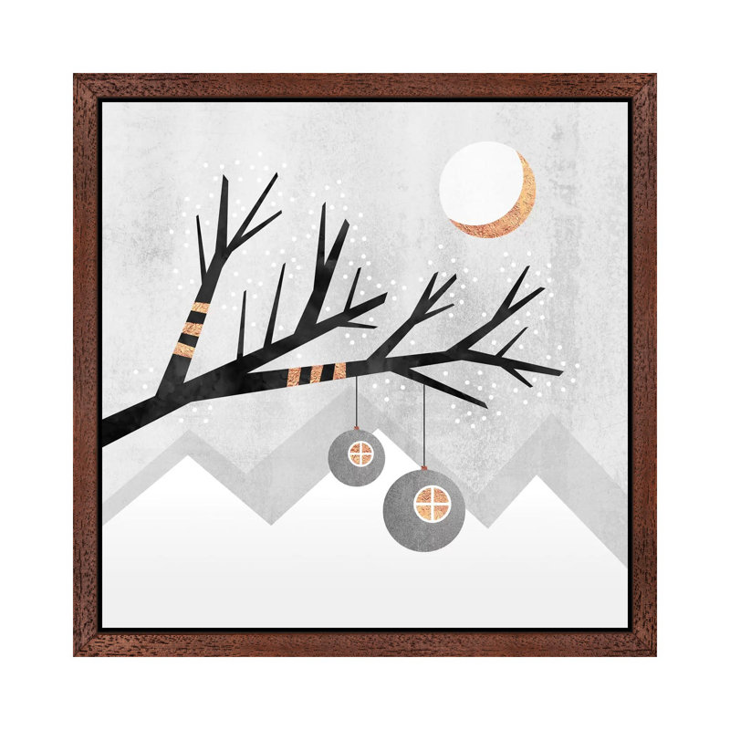 Elisabeth Fredriksson - Print on Canvas, 93.98 cm H x 93.98 cm W, Brown Framed