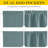 Blackout Curtain for French Door, Rod Pocket Thermal Insulated Drapes Privacy Window Panel for Living Room/Doorways/Classroom, 1 Panel-1542437726-1542437727