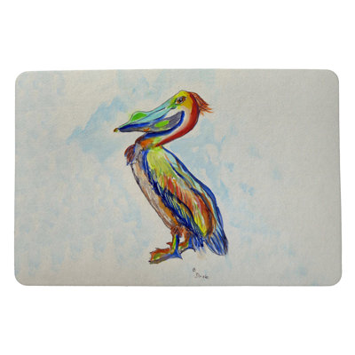 Tapis d'extérieur antidérapant Palou Sylvester Pelican 26 po x 18 po