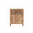 Solid Acacia Wood Nightstand with Live Edge Tree Trunk Drawer & Cabinet Door-1155999034