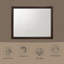 Miroir élégant pour commode rectangulaire