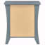 Rustic Natural Nightstand With 2 Drawers And Open Shelving-1005618924