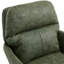 Chaise de bureau à hauteur réglable, revêtement en similicuir, structure métallique haute résistance, rembourrage en mousse et coton, profondeur de 73,3 cm, poids de la structure : 12,6 kg.