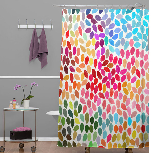 Geometric Shower Curtain