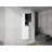 12" Bathroom Side Cabinet,2-Soft Close Doors,Float Mounting Design