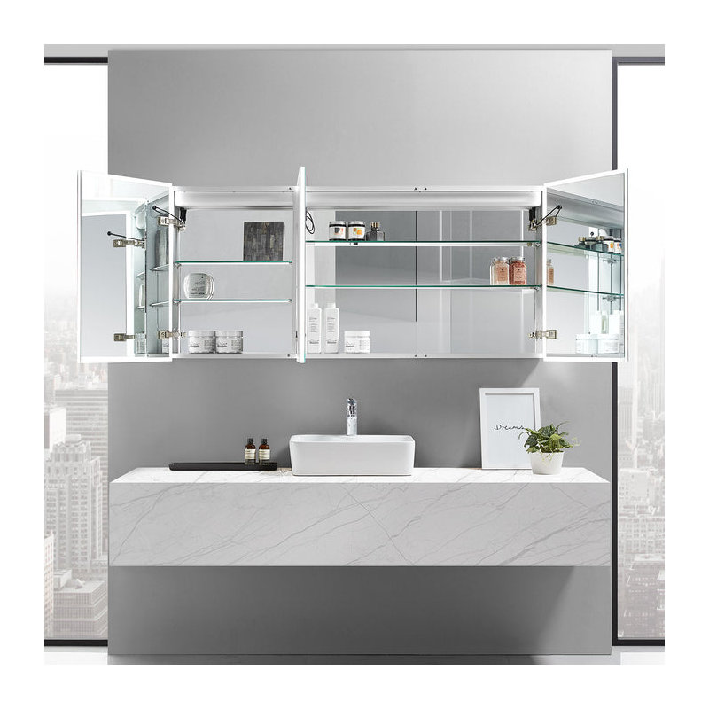 Miroir de salle de bain Cassini III, 28 po x 60 po